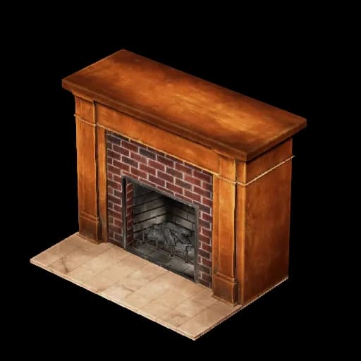 Brick Fireplace